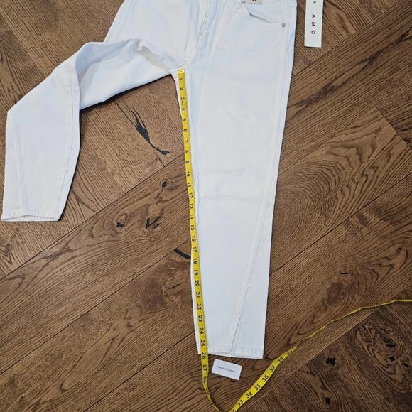 NWT AMO Mid Rise Twist Seam Ankle Skinny Jeans - Picture 9 of 10